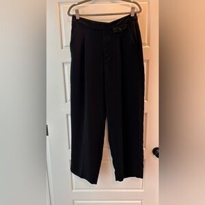 Madewell Women's Black Wide-Leg Pants